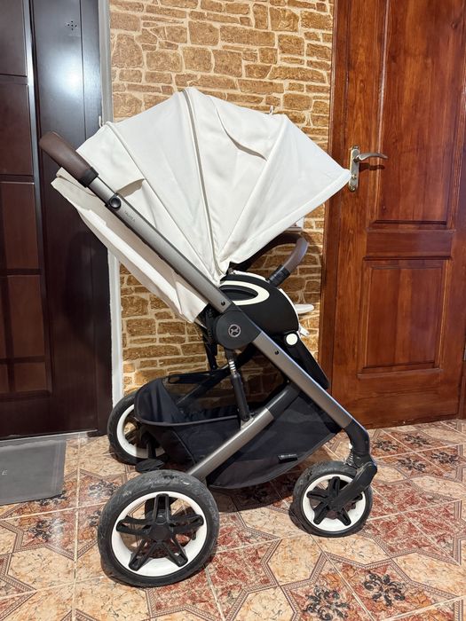 Коляска Cybex Talos S Lux Taupe 2 в 1 Seashell Beige