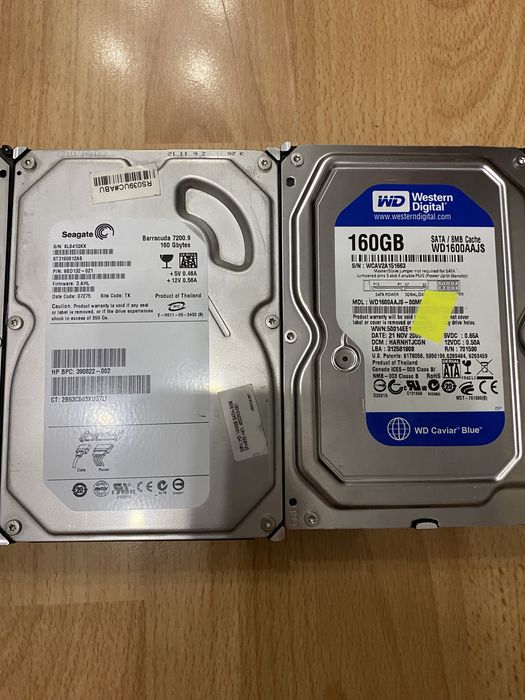 Dysk twardy HDD 3,5" SATA 160GB WD Seagate Samsung