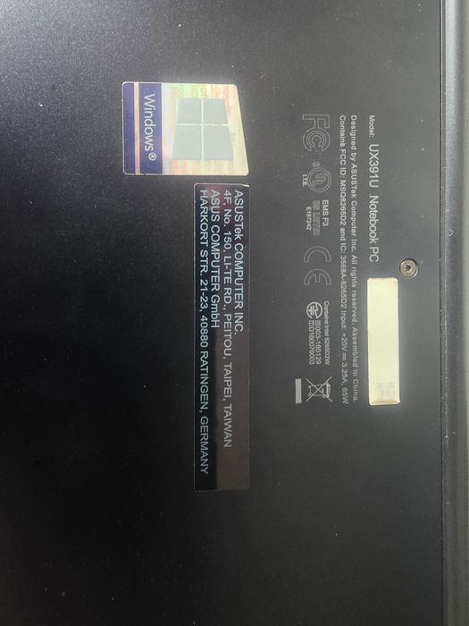 Asus Zenfbook UX391U