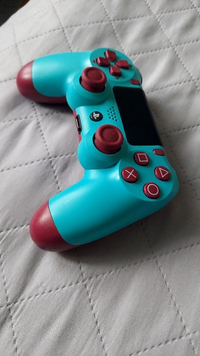 Pad DualShock PS4 ZCT2e V2 jagodowy błękit  oryginalny