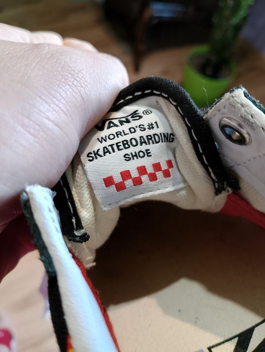 Czarne Buty Sneakersy Trampki Vans Old Skool Thrasher All Over Flame
