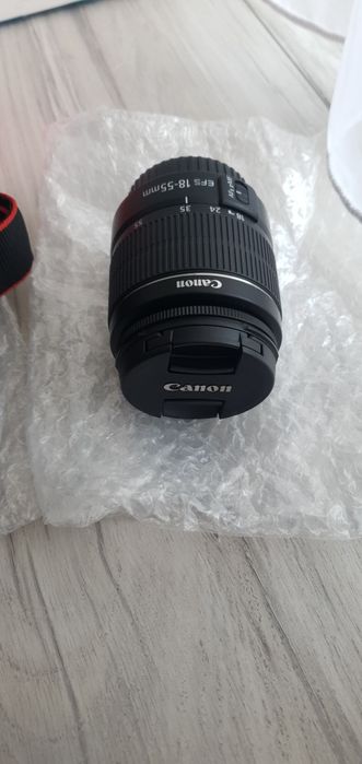 Aparat fotograficzny lustrzanka cyfrowa canon eos 2000d + obiektyw