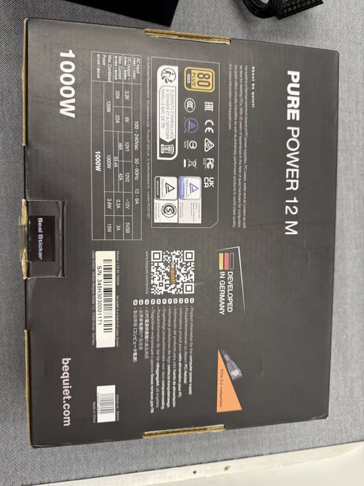 Блок живлення be quiet! Pure Power 12M 1000W