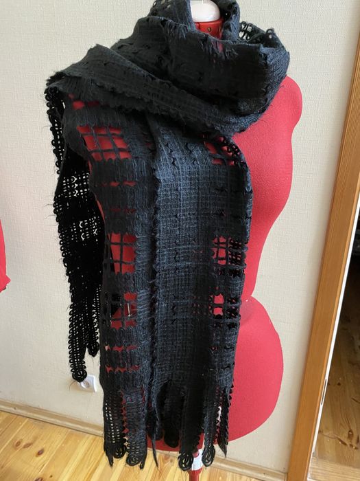 Тёплые длинные шарфы, мохер