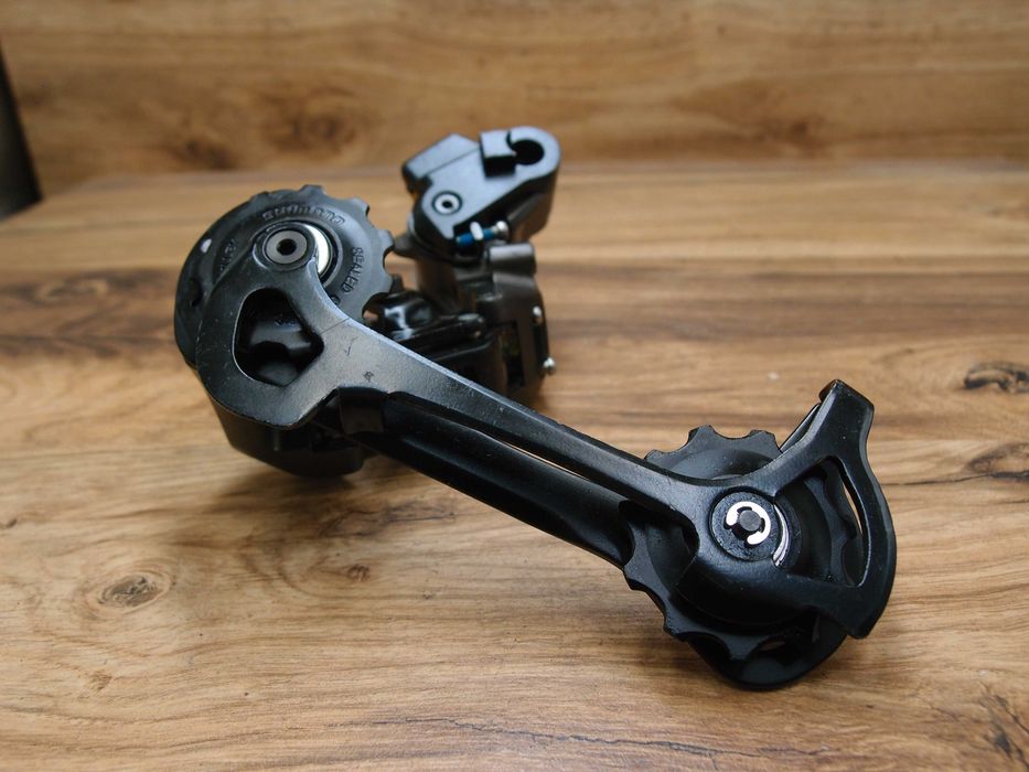 tylna przerzutka Shimano Saint RD-M800 długi wózek Mega Drive Train 9