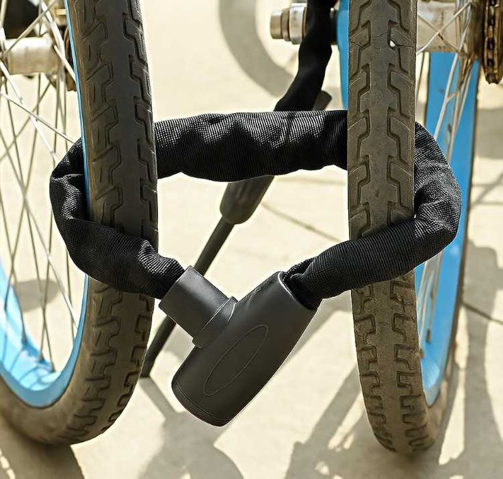 Zapięcie Zabezpieczenie Rowerowe Mocne Blokada Rowerowa 90cm