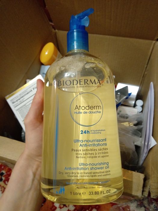 Bioderma atoderm  олійка для купання атопічної шкіри