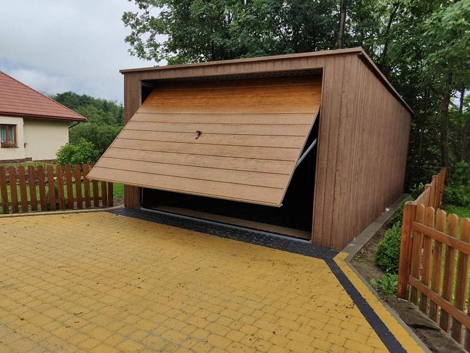 Garaż blaszany drewnopodobny premium 3x5 3x6 4x5 4x6 5x6 6x5 6x6 5x5,8