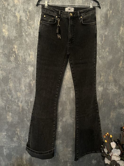 Spodnie jeans Elisabetta Franchi z brelokiem r.30