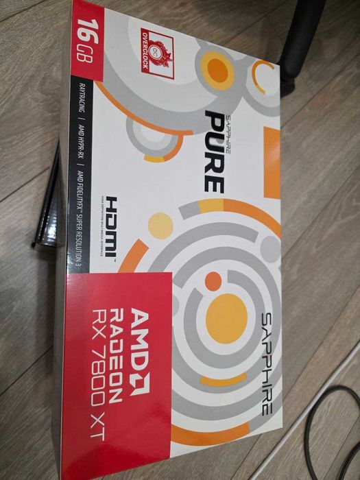 Відеокарта Sapphire PCI-Ex Radeon RX 7800 XT PURE 16GB з гарантією
