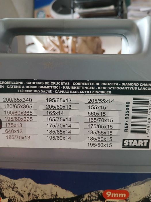 Corrente para pneus na neve