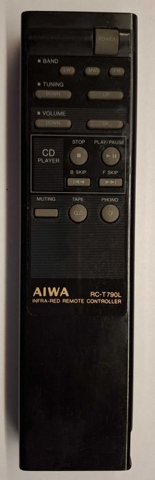 Pilot AIWA RC-T790L do wieży oryginalny