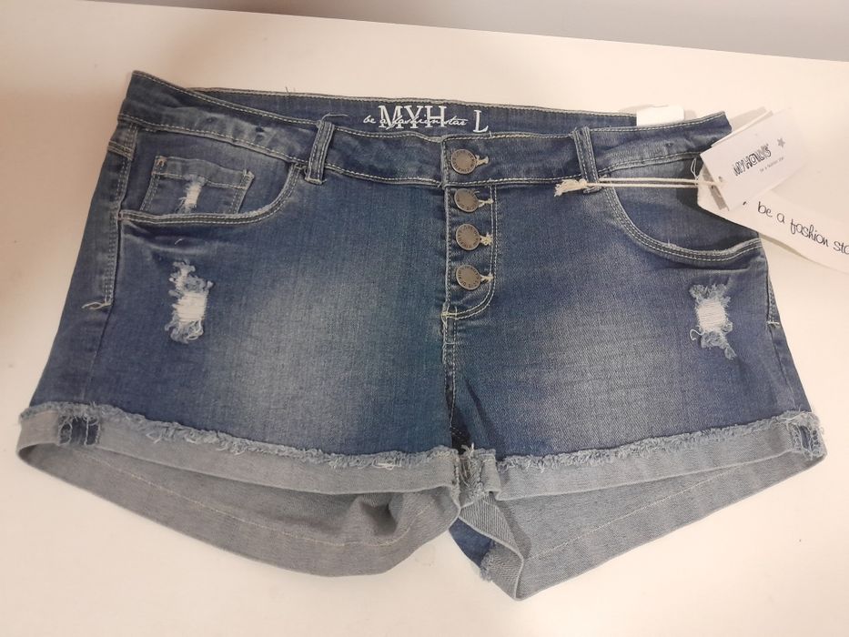 Джинсові шорти жіночі , М, Стрейч