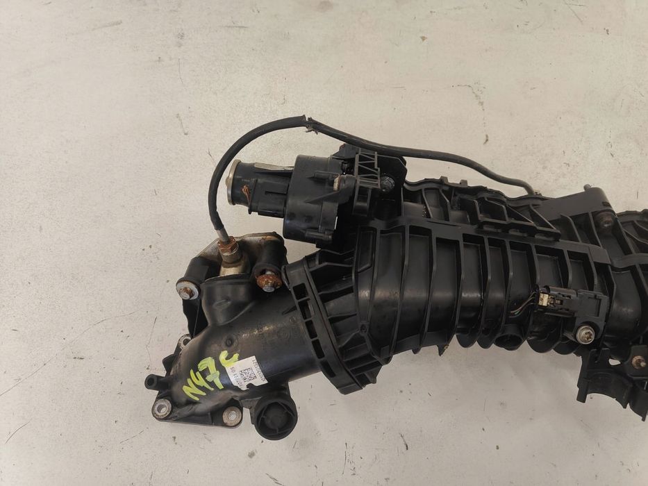 bmw 2.0d n47d20c 78079910 kolektor ssący dolotowy nastawnik motor flapy