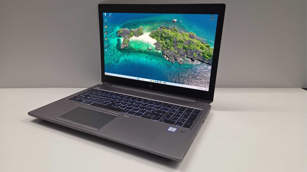 Mega MOC HP Zbook 15 G5 i7 8750H 8-Gen 16GB dysk 512SSD NVIDIA QUADRO P1000 Full HD Stacja Robocza Laptop do Auto CAD Photoshop biura pracy montażu 4K