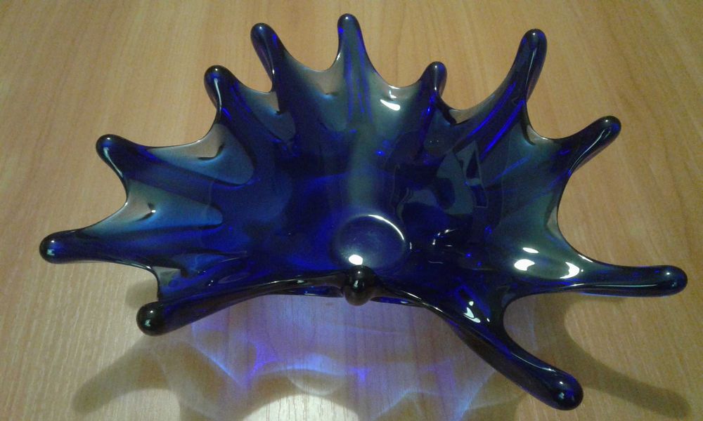 Ваза для цукерок скляна 32×11,5 см