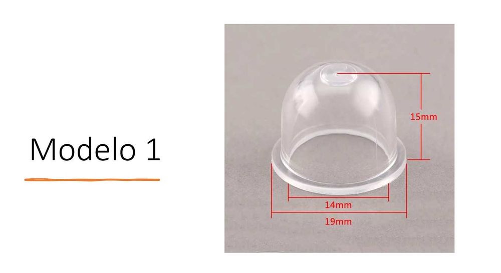 Bomba de gasolina para carburador de roçadora, etc