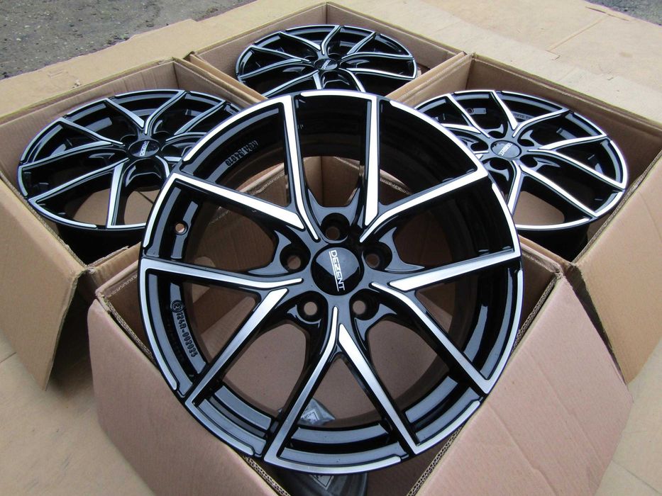 4x NOWE felgi aluminiowe 18 Ford C-MAX Kuga I II III Mondeo Focus Puma Mustang Mach E Volvo S60 C30 S40 XC-40 V40 V50 7 j 5x108 ET47,5 piasta 63,4 mm
