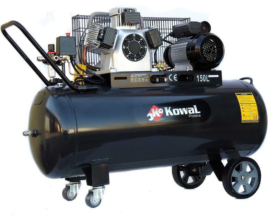 12Bar KOMPRESOR k35 bezolejowy tłokowy 150L sprężarka pompa powietrza