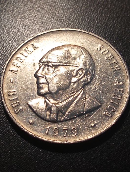 1 Rand - Africa do Sul - 1979	- Niquel - Soberba!