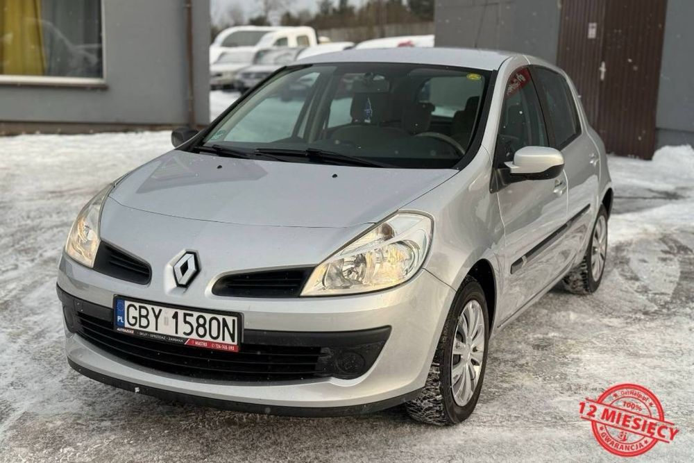 Renault Clio 1.6 B 88KM Klima HAK Sprowadzony ZAREJESTROWANY GWARANCJA