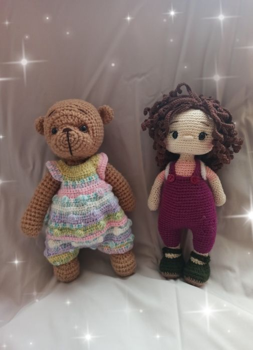 Игрушки. Хендмейд. . мишка. Кукла