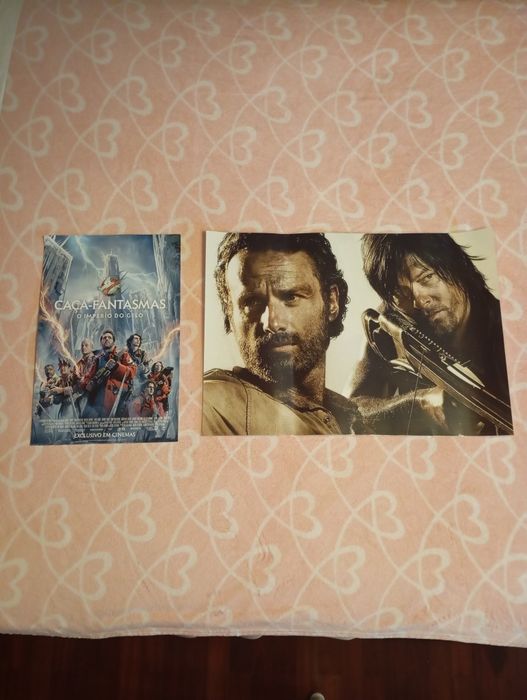 Pack 2 posters de cinema: Walking Death + Ghostbusters