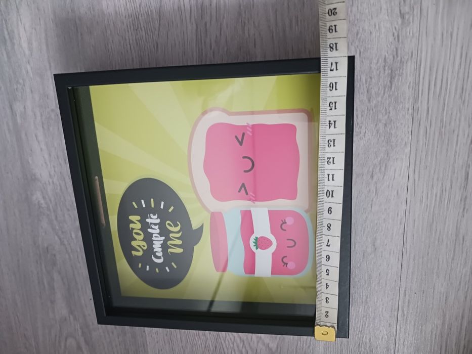 Skarbonka ramka / nowa / 17cm x 17cm