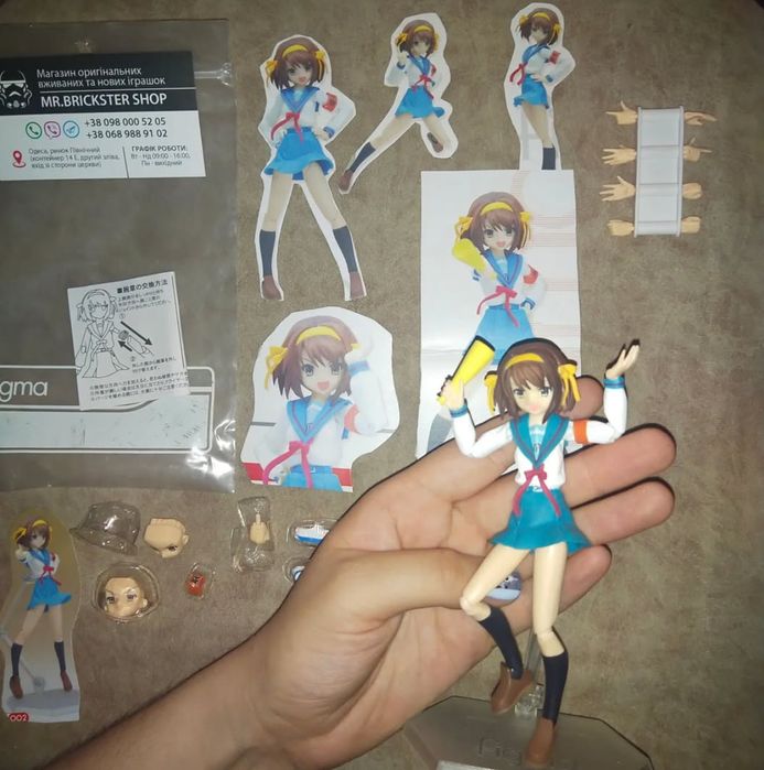 Шарнирные аниме фигурки Figma SH Figuarts Revoltech Kaiyodo Харухи