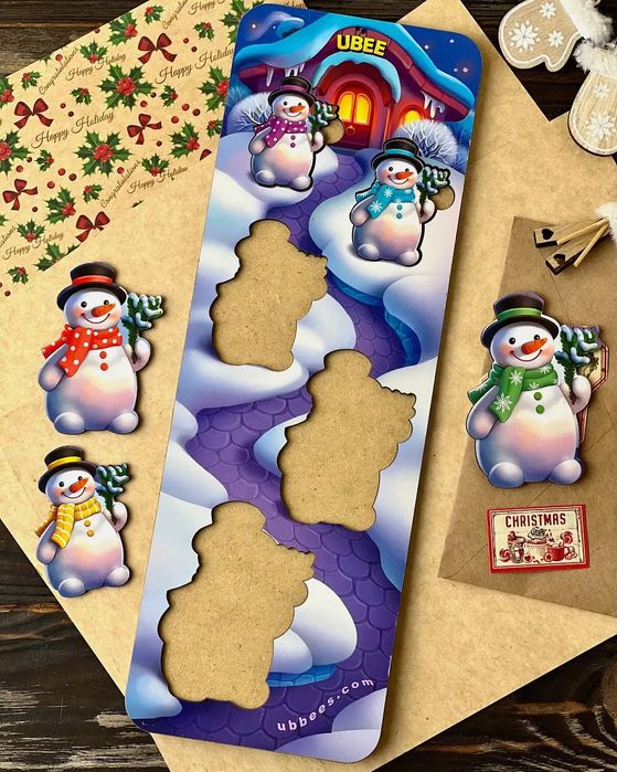 Дерев’яні Пазл-вкладки Ань янь Ubee