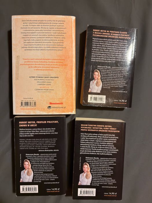 Katarzyna Bonda zestaw 4 książek.