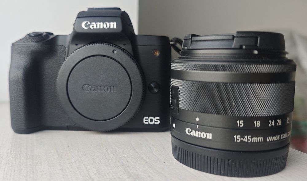 Фотоапарат Canon EOS M50 Mark II + 15-45 IS STM Kit Black