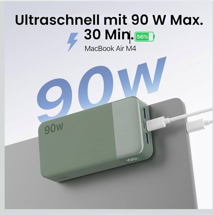 Павербанк Nobis 20000 mAh 90W - для ноутбука, телефона, планшета / Новий