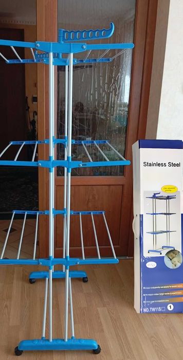 Сушарка для білизни,речей,одягу. Сушка багатоярусна вертикальна підлог