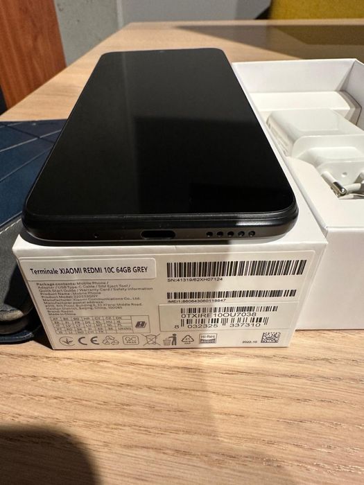 Xiaomi Redmi 10C 4/64GB dual SIM + ładowarka