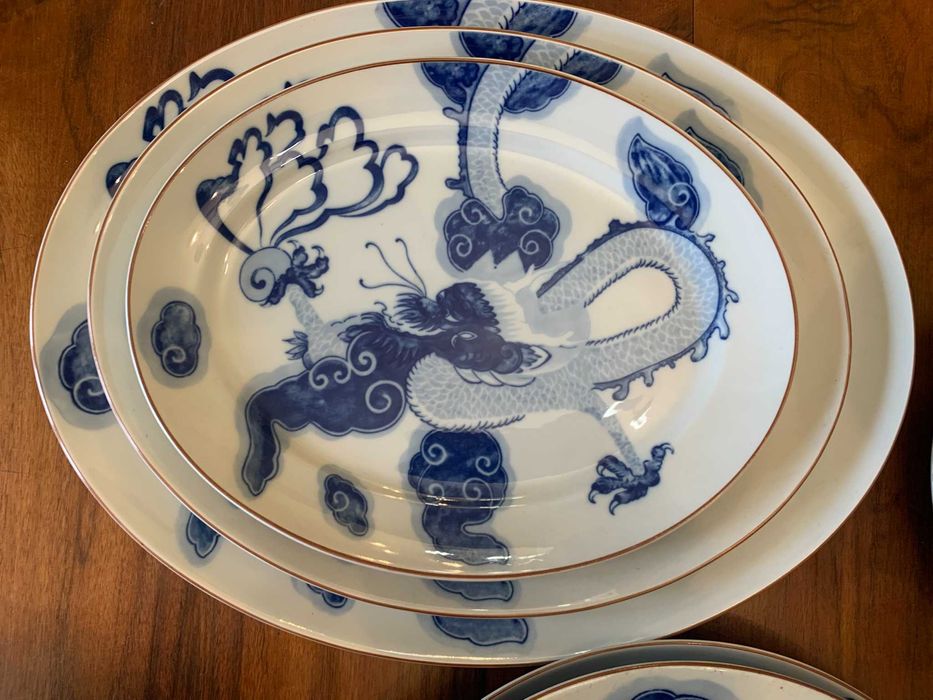 Serviço de jantar "Blue Dragon" Vista Alegre (Mottahedeh / Tiffany)