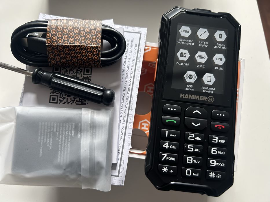Telefon HAMMER 6 LTE Czarny