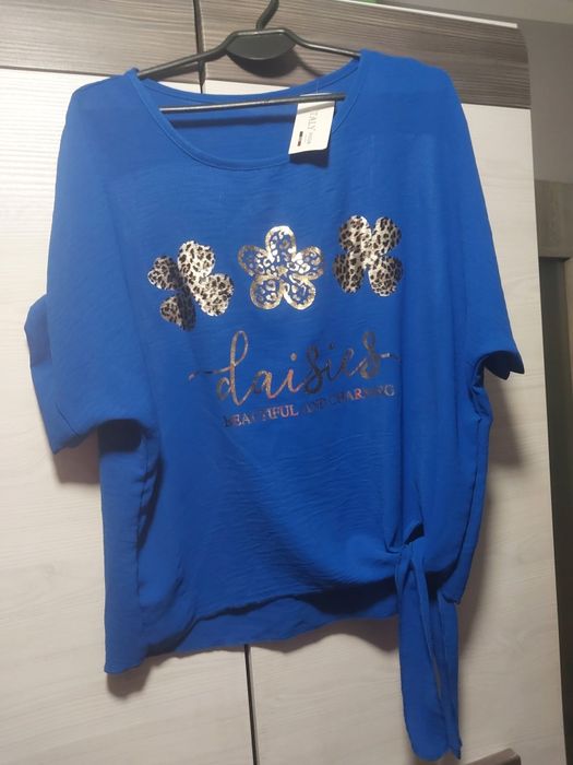 Bluzka na lato kobaltowa