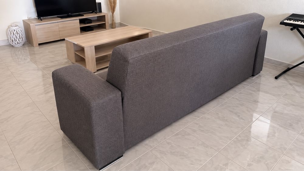 Sofa 3 lugares tecido