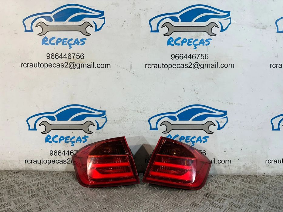 Conjunto Farolins Led Traseiros Trás Esquerdo Direito BMW Serie 3 F30