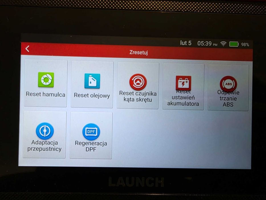 Wynajem Testera LAUNCH – DPF, Hamulce EPB, Wtryski, Olej