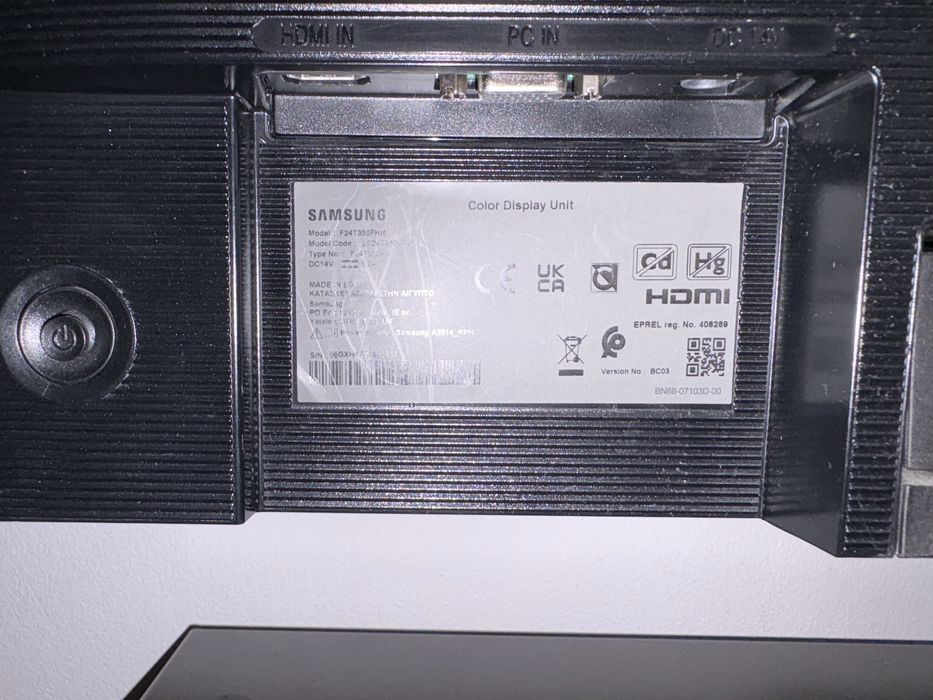 monitor samsung z rozlana matryca