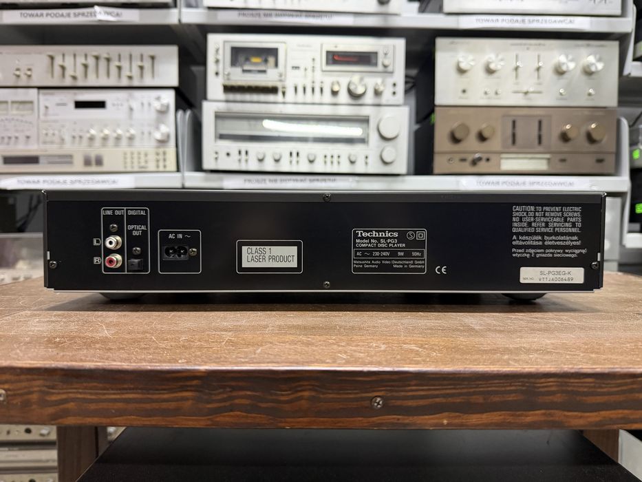 ‼️Odtwarzacz płyt CD Technics SL-PG3 Audio Room
