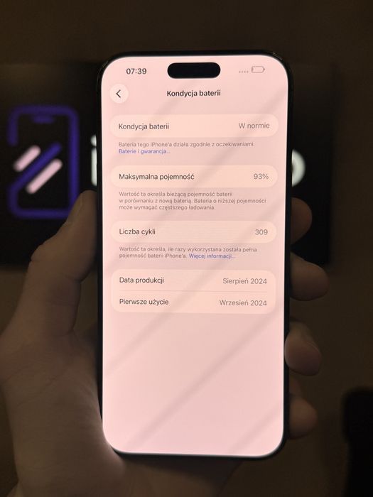 RATY 0% iPhone 16 Pro Max 512GB BATERIA 93% GWARANCJA 12 miesiecy!!!