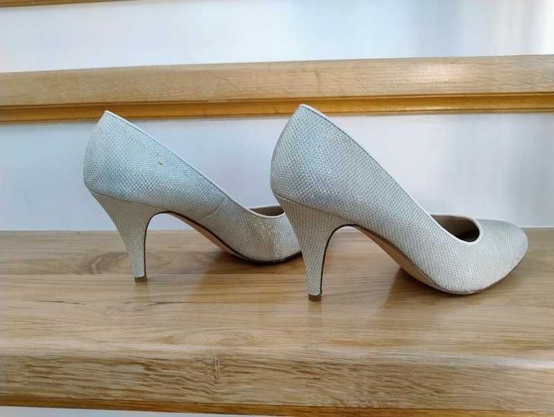 Buty ślubne, imprezowe 38