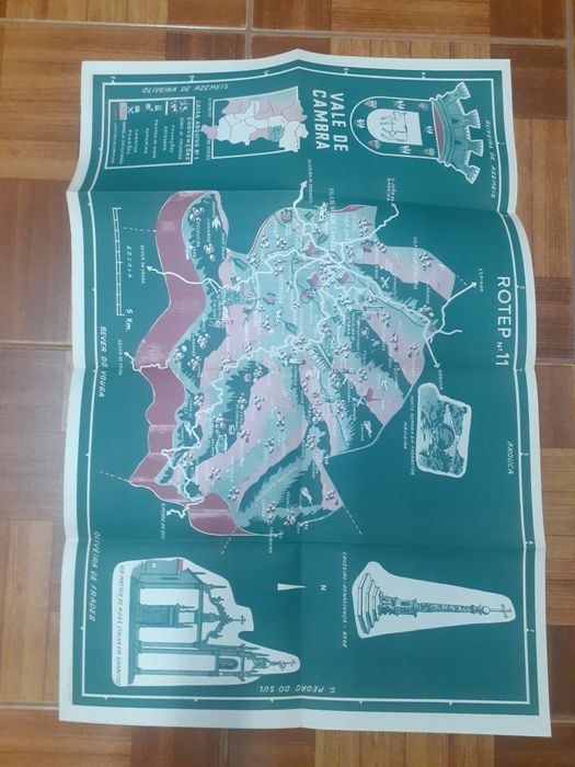 Mapa/roteiro ROTEP, Vale de Cambra