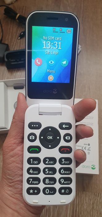 Мобильный Телефон Doro 7080, 2 sim, Wi-Fi