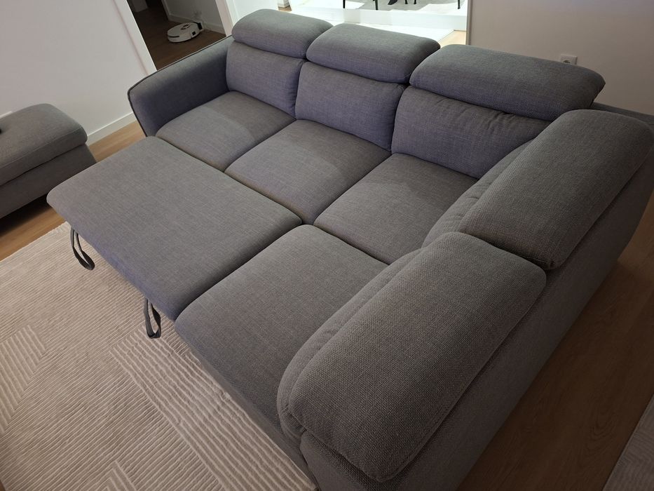 Sofá cama de canto como novo
