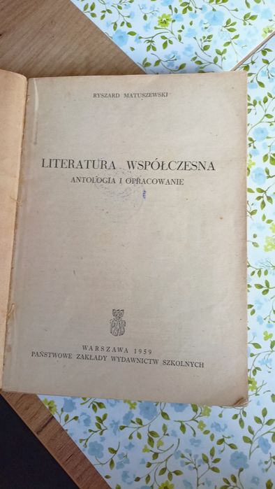 Literatura współczesna Ryszard Matuszewski