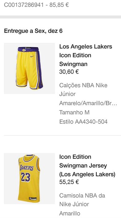 Equipamento Basquetebol Nike